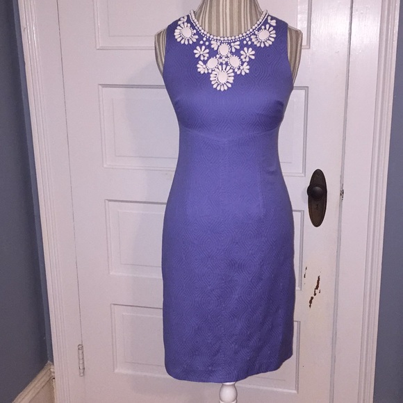 Chadwicks | Dresses | Euc Periwinkle Sheath Dress By Chadwicks Sz4 |  Poshmark